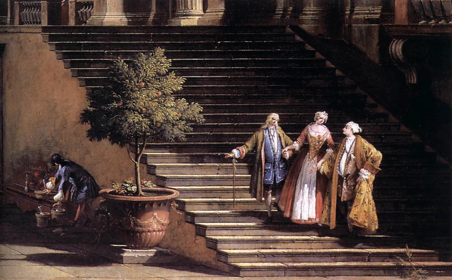 Concerto alla Villa - Palazzo Contarini Fasan, Venezia, dettaglio